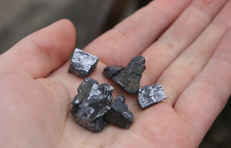 Small pieces of galena