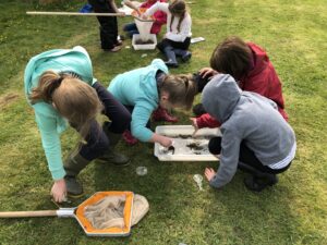 Image of school group outside