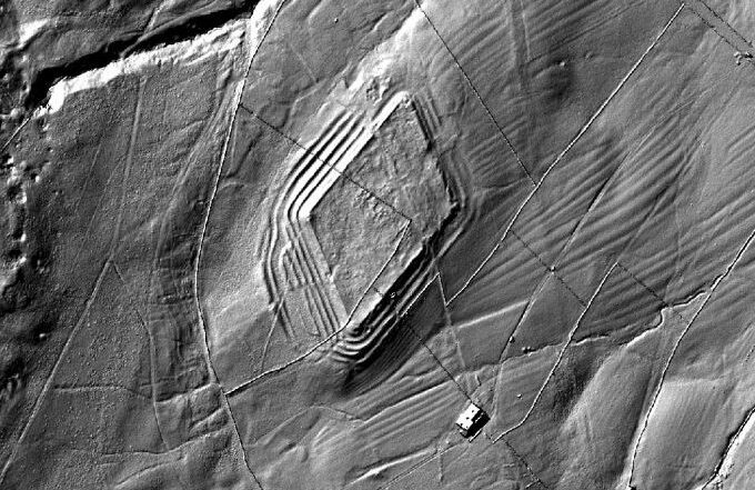 Whiteley Castle LIDAR