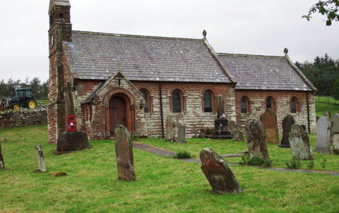 Photo of Croglin church and graveyard