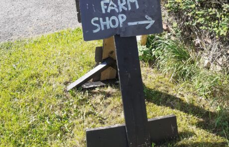 Photo of sign for farm shop