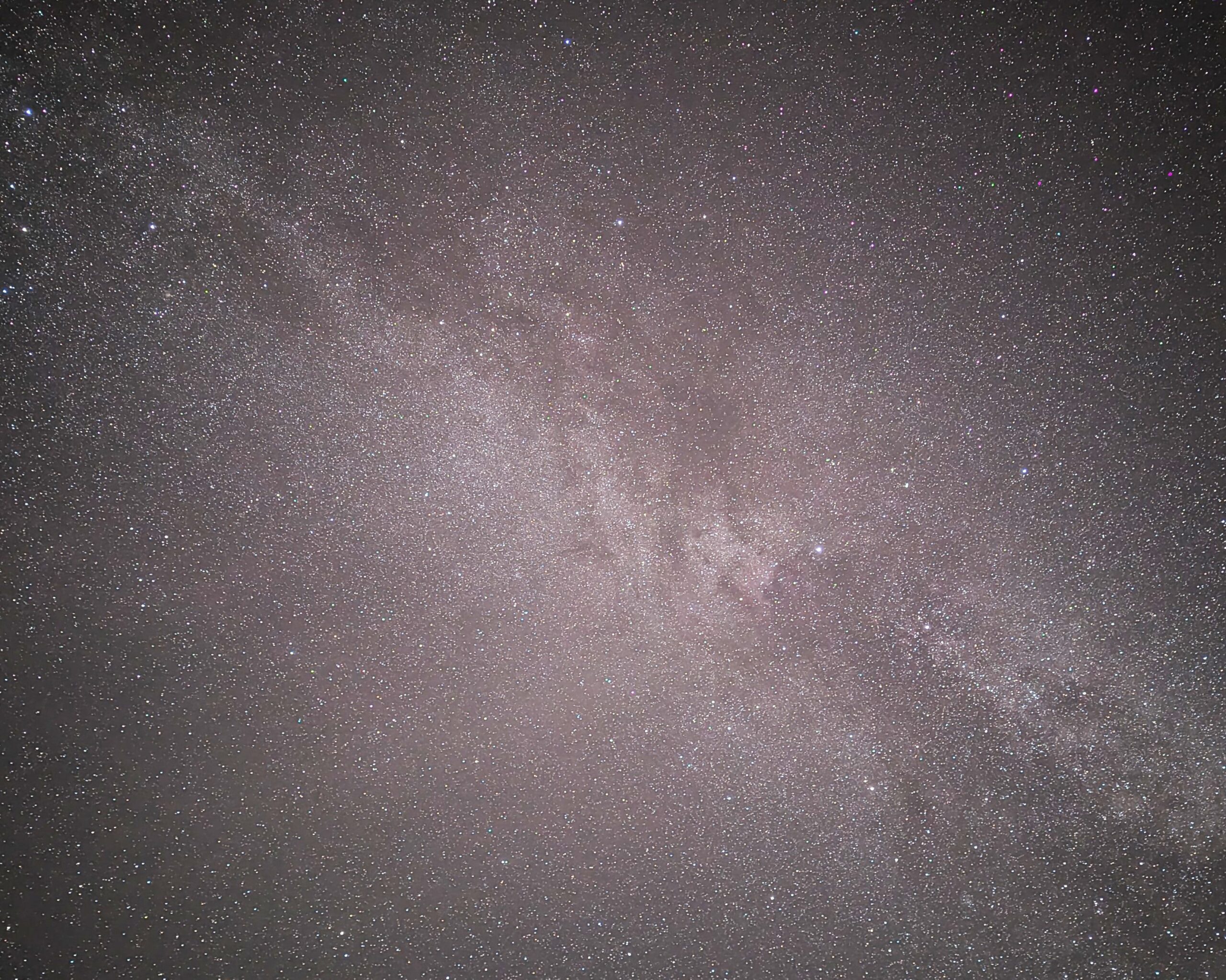 The Milky Way over the North Pennines – shot with a smartphone (c) Richard Darn
