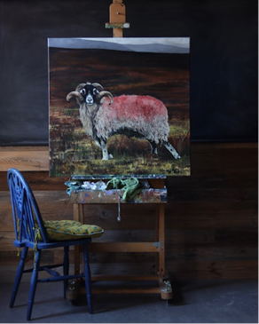 Swaledale Tup by artist Angela Allaway