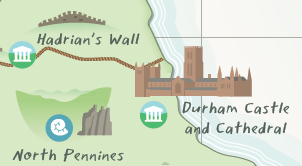 UNESCO map Co DUrham