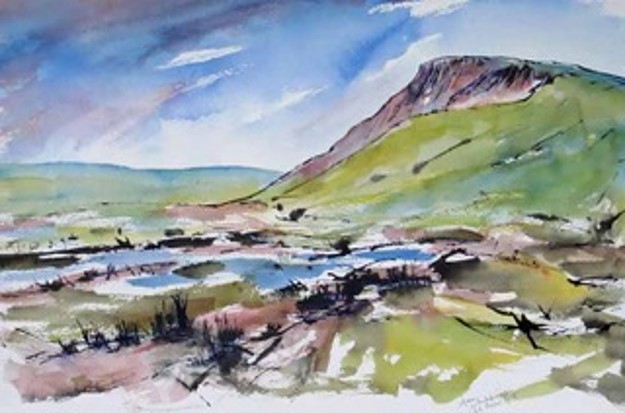 Wild Boar Hill by artist Ann Whitfield