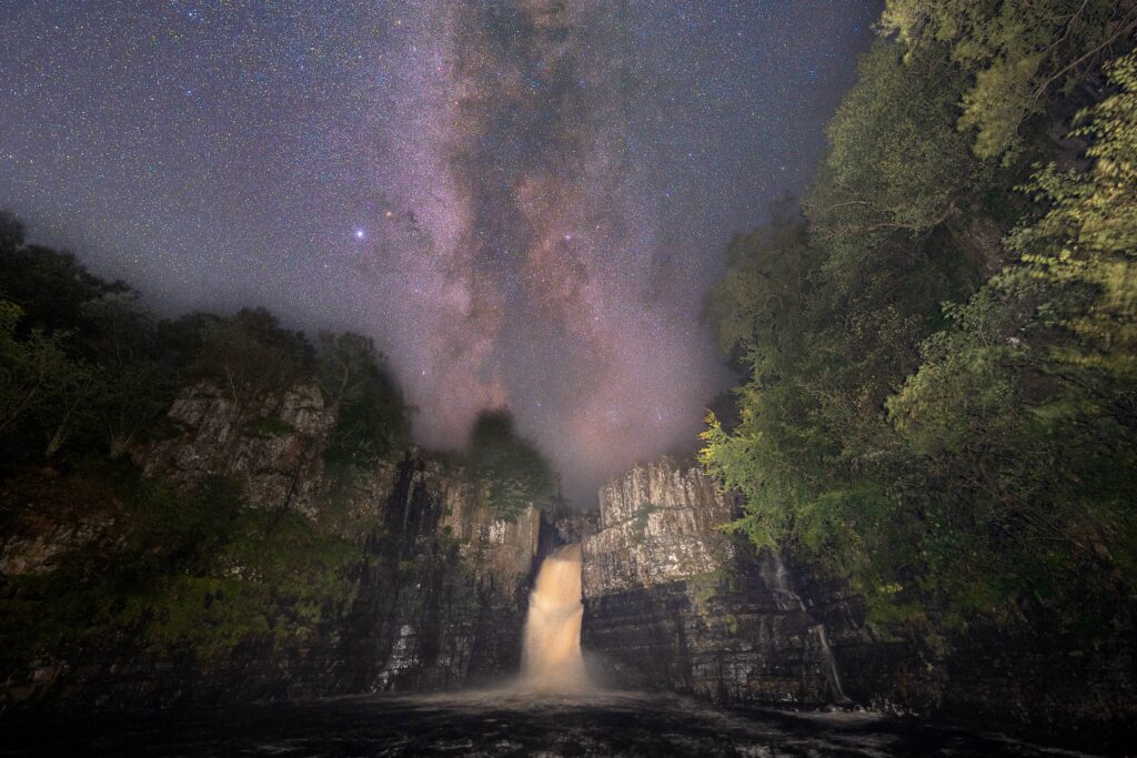 Under the stars at High Force image